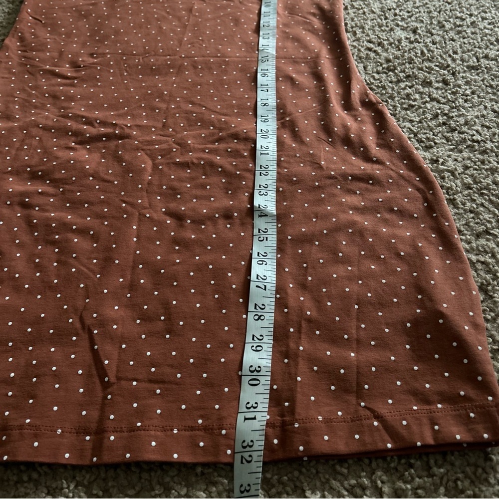 BP | Brown Polka Dot Mini Dress - Picture 8 of 11